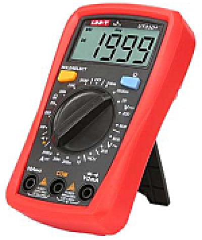 Compact multimeter